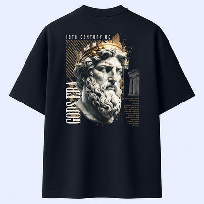 A Black Streetwear T-Shirt – Anxiety & Gods Era Graphic Design